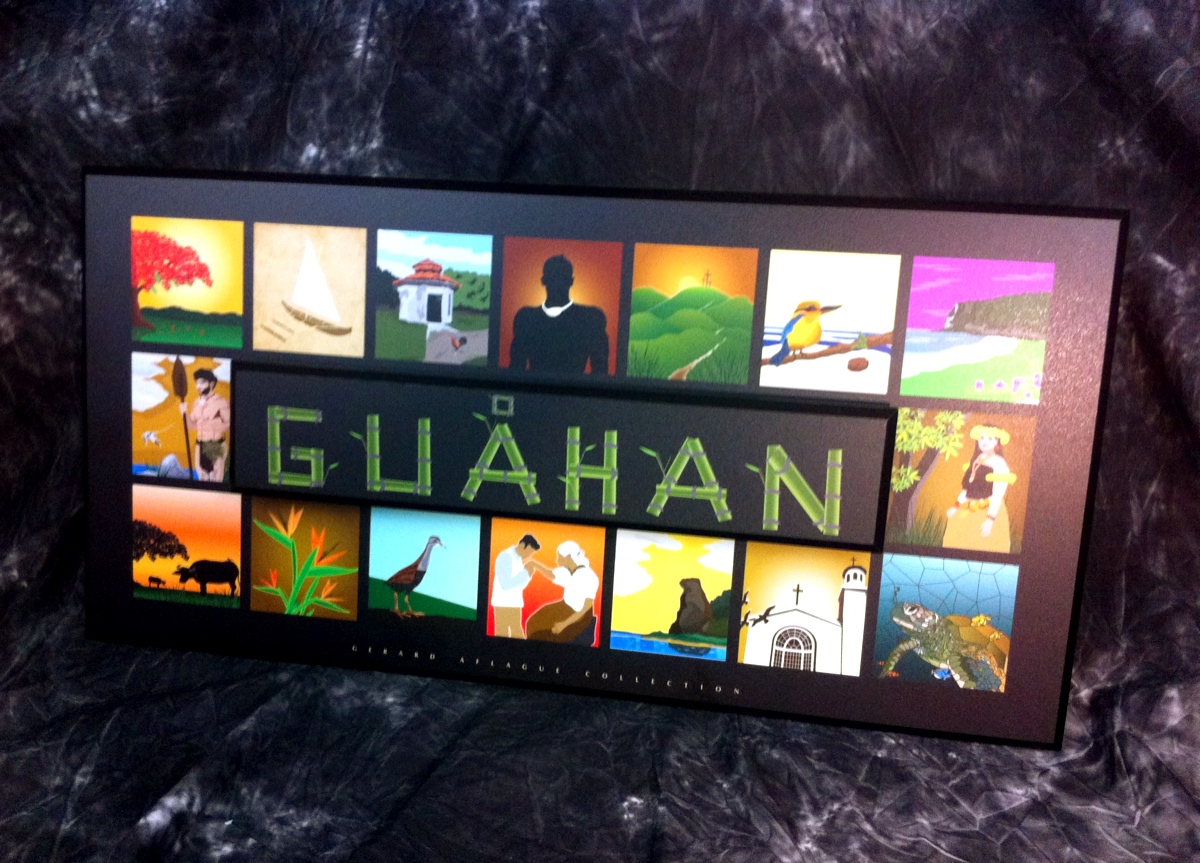 Guahan Fine-Art Double Stack Plaque