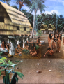 Chamorro Village Poster- 21.5"x37"